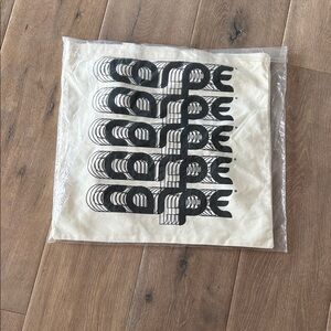 Trendy Cream Tote Bag with Graphic Design